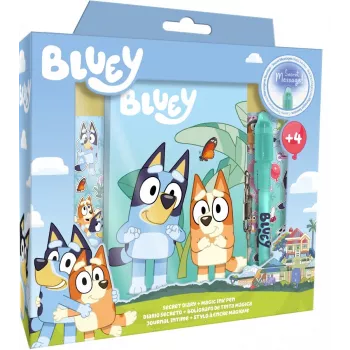 Tagebuch mit Zauberstift Bluey