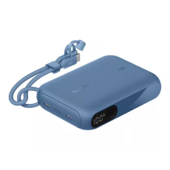 Powerbank Belkin BPB027HQBL 10000 mAh — Blau, 2× USB Type‑C-Anschlüsse