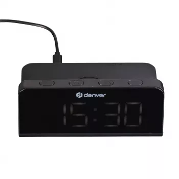 Digitaler Wecker Denver ECQ-103MK2 Schwarz LED-Anzeige Batteriebetrieben