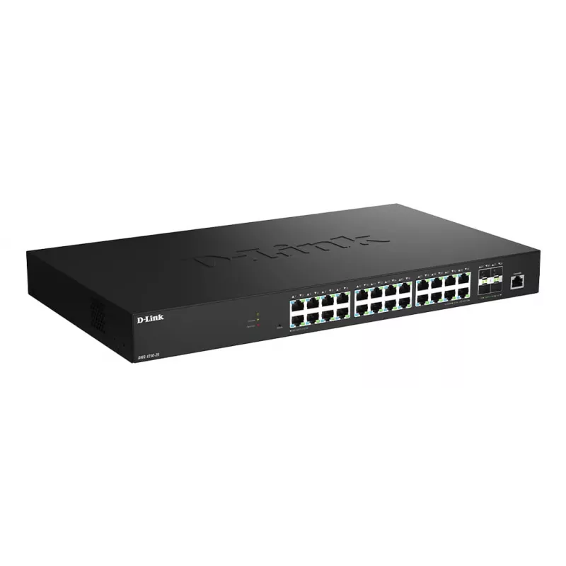 D-Link 28-Port 2.5G Multi-Gigabit Smart Managed Switch mit 4 x 10G SFP+ Ports