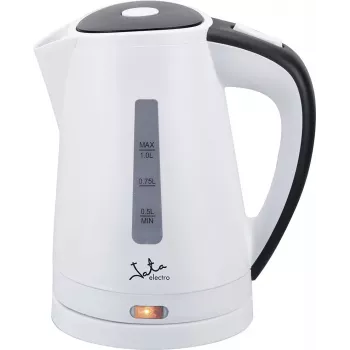 Wasserkocher JATA 1 L 2000 W Schwarz Weiß