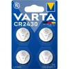 Knopfzellenbatterie Varta CR2430 3V 290mAh Lithium-Knopfzelle