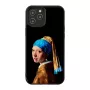 Schutzhülle iKins für Apple iPhone 12 Pro Max mit Mädchen mit dem Perlenohrring-Design