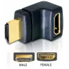 HDMI-Adapter DeLOCK 65072 HDMI-Stecker auf HDMI-Buchse, 90° nach oben