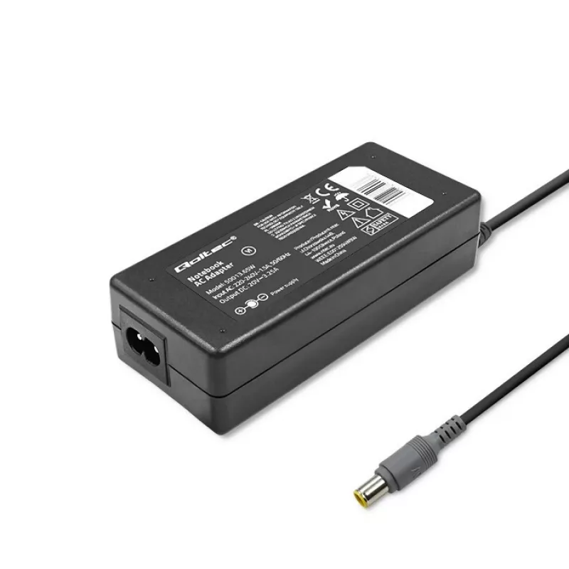 Qoltec Netzteil für IBM 65W 3,52A 20V 7,9x5,5 + Pin IBM 50013.65W