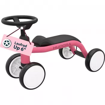 Laufrad HUDORA Up 6 Zoll pink — 6-Zoll-Räder, leichtes Kleinkinder-Laufrad