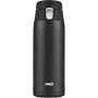 Reisebecher EMSA N2151700 0,4 L, schwarz matt, Flip-Verschluss