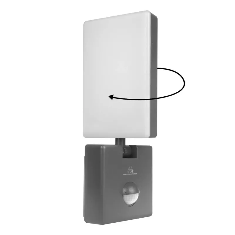 LED-Strahler MACLEAN MCE516 mit PIR-Bewegungsmelder, 50W, grau