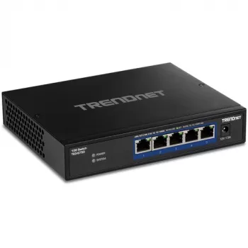 Netzwerk-Switch Trendnet TEG-S750 10G Ethernet 5 Ports Schwarz
