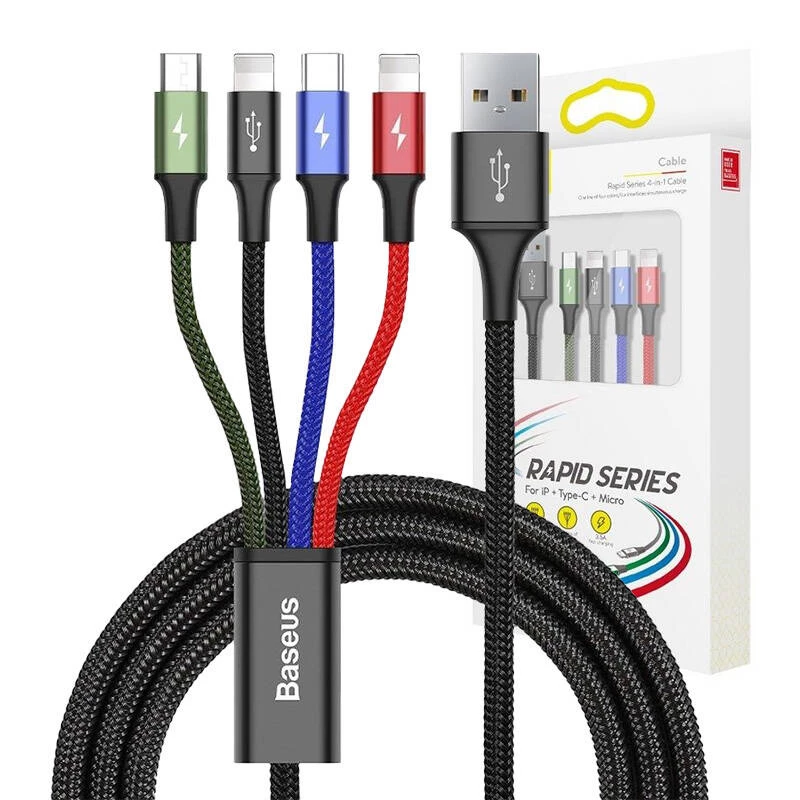 Mobiltelefonkabel Baseus KB2L435A12BK