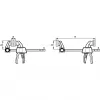 F-Schraubzwinge Bessey EZXL60-9