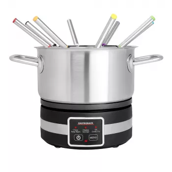 Elektrisches Fondue Gastroback 42568 1,8 l 8 Personen Schwarz Edelstahl
