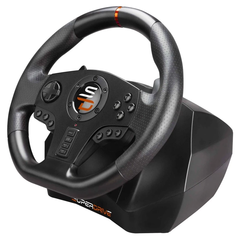 Subsonic SA5595-PC Gaming Controller Schwarz USB Lenkrad + Pedale