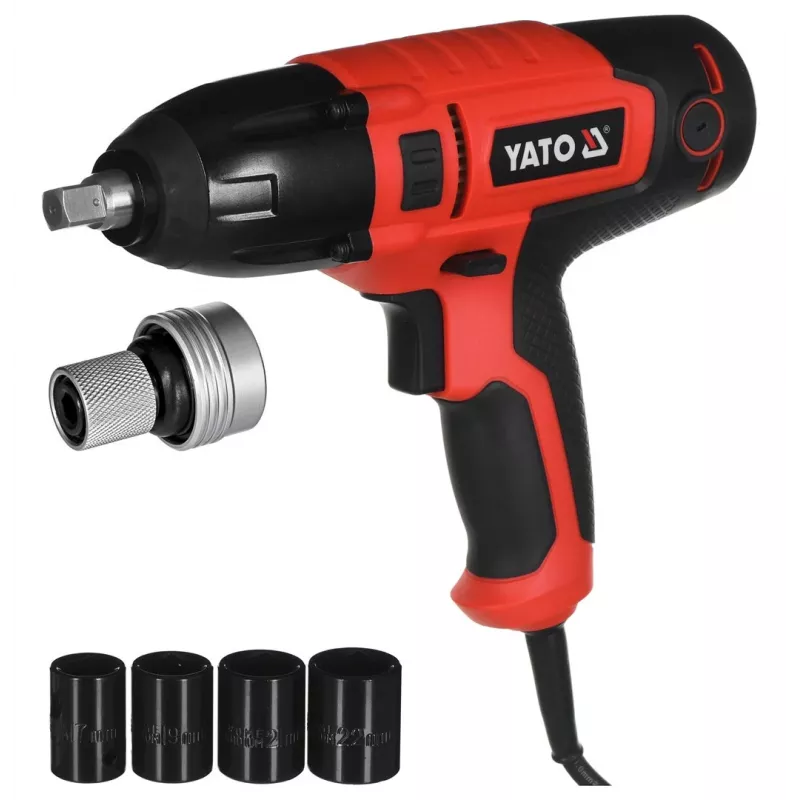 Yato YT-82020 Schlagschrauber 1/4 inch 3300 U/min 450 N⋅m Schwarz, Rot 450 W