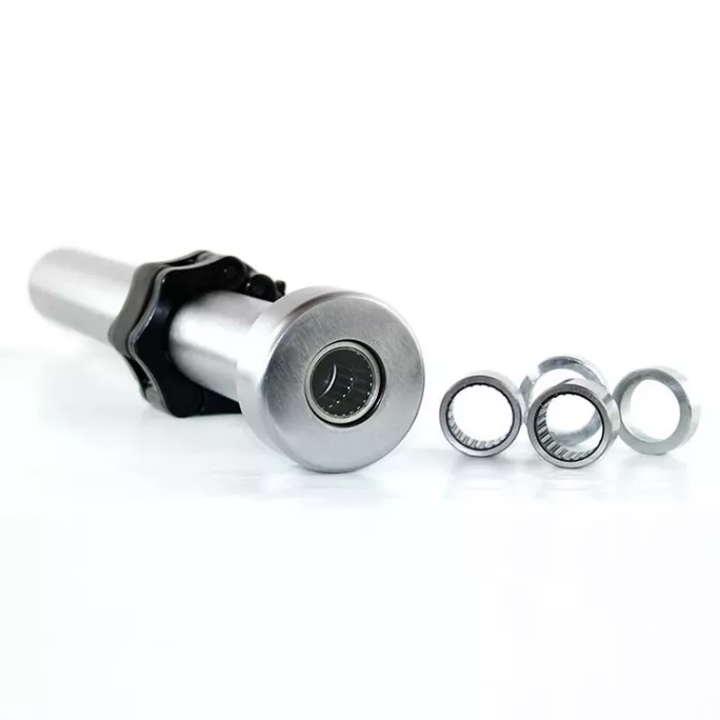 GO320 + ZG1000 Schwarze Olympiastange 14,8 kg 1830 mm HMS mit Backen-Schwarz-Verschlüssen
