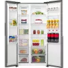 Gorenje HZF55082 NRS917E41XWD G400, Freistehend, Amerikanische Tür, Grau, 2 Tür(en), Touch, LED