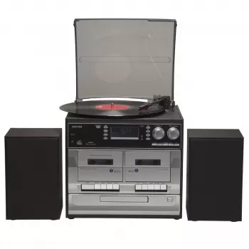 Inter Sales Denver MRD-166 - 6,9 kg - Schwarz - Grau - Persönlicher CD-Player