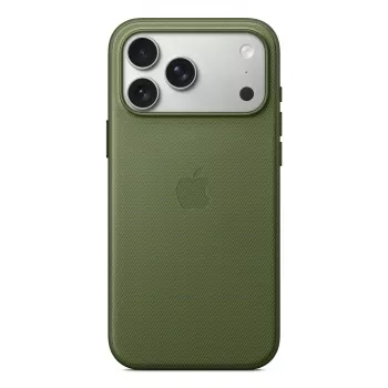 Cover Apple iPhone 17 Pro Max TechWoven Case mit MagSafe Grün