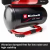 Power X-Change Akku-Kompressor TE-AC 18/75 Li OF-Solo, 18 Volt (Schwarz/Rot, ohne Akku und Ladegerät)