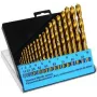 Bohrersatz c.k tools T3291 — 19-teiliger HSS-TiN-beschichteter Satz für Metall- und Allzweckbohrungen