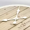 NeXtime klok 3134wi Plank, Ø50 cm, Wand, Weiß