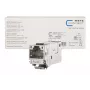 RJ45-Buchse METZ CONNECT 130910KZ Silber Buchse 12 Stück