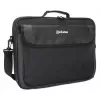 Manhattan Cambridge Laptoptasche 15,6 Zoll, Clamshell-Design, Schwarz, NIEDRIGER PREIS, Zubehörfach, Dokumentenfach hinten, Schultergurt (abnehmbar), Äquivalent zu Targus TAR300, Notebooktasche, Drei Jahre Garantie
