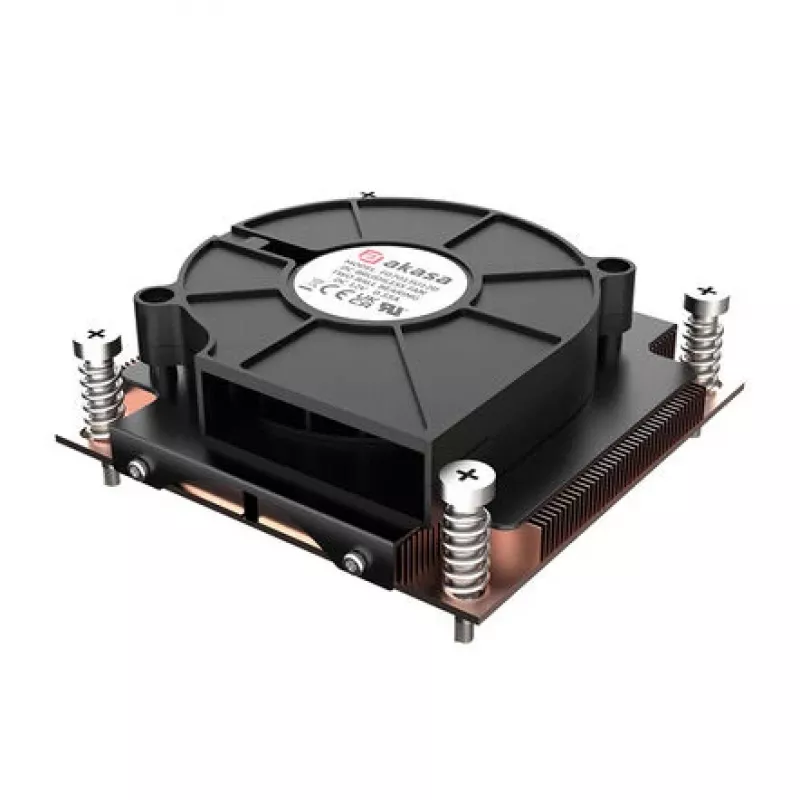 CPU-Kühler Akasa AK-CC7406BP01 für Intel LGA 1700, Kupfer-Heatpipe-Kühler