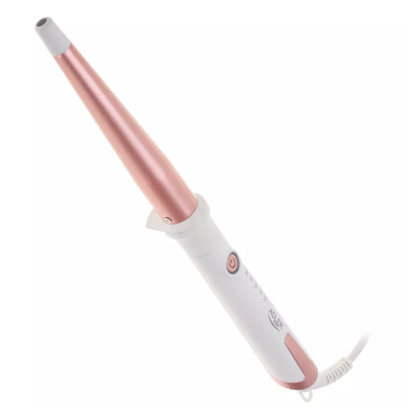 Lockenstab Adler AD 2119 – konisch, 12–25 mm Keramikstab, einstellbar 120–200 °C, 45 W, pink