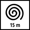 Trimmerfaden geräuscharmer Faden 2,4 mm (15 Meter)