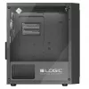 Logic Atos ARGB Mini USB 3.0 Micro-Tower-Gehäuse, Schwarz (AM-ATOS-10-0000000-0002)
