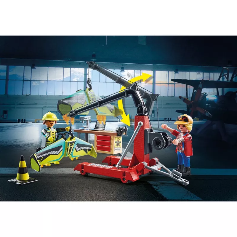 70834 Air Stuntshow Servicestation, Konstruktionsspielzeug