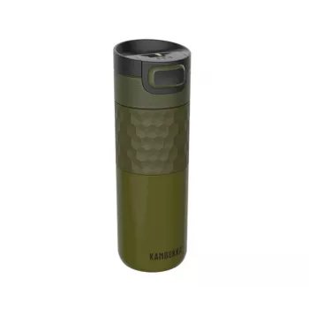 Thermalbecher Kambukka Etna Grip 500 ml, Edelstahl-Vakuum, auslaufsicher, grün, 7,1 cm Durchmesser