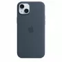 Apple iPhone 15 Plus Silikon Case mit MagSafe - Sturmblau