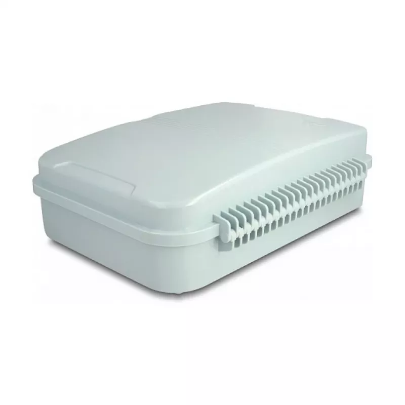 DeLOCK Glasfaser-Verteilerbox 24 Ports IP65 wasserdicht Grau