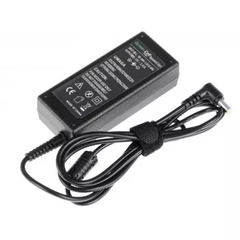 Netzteil Grün Cell AD01P — 60 W, 19 V 3,42 A, Laptop-Netzteil für den Innenbereich, schwarz