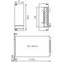 SCHROFF Frontplatte - FRONTPL.HF PSU 3HE 6TE MAX (21006943)