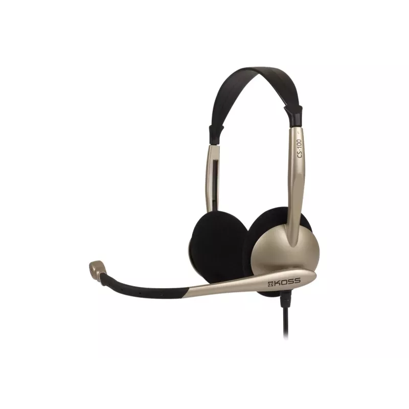 Koss CS100 Headset Kabelgebundenes Kopfband Büro/Callcenter Beige