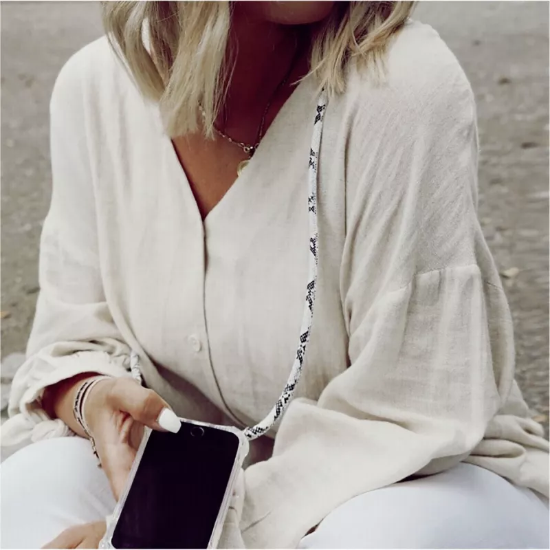 Necklace Lookabe Snake Edition für iPhone X/Xs — silberner Anhänger-Zubehör