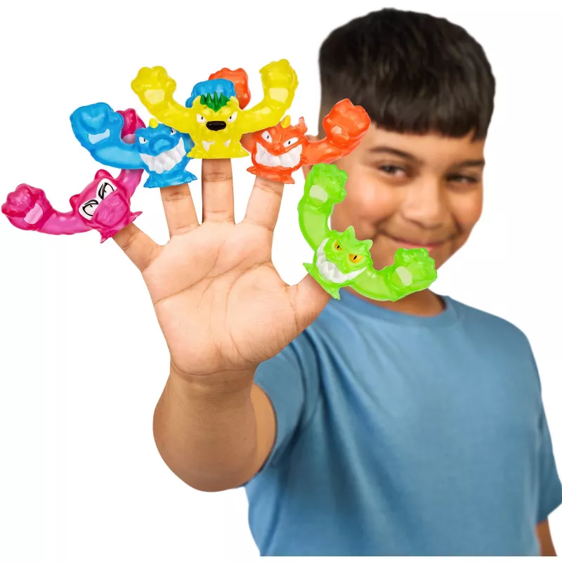 Heroes of Goo Jit to - Meteor Madness Goo Slingers Hyper Blast Slingers, Spielfigur 5er-Pack