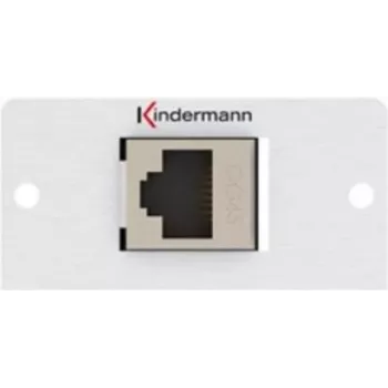 Kindermann Konnect 50 alu - Modulares Faceplate-Snap-In - GG45 (7444000424)