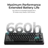 Mechanische Tastatur Keychron Q1 Ultra 8K — 75% Layout, USB + RF Wireless + Bluetooth, RGB, Schwarz