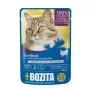 Nassfutter für Katzen BOZITA sterilisierte Stücke in Gelee mit Truthahn 85 g, ausgewachsene Katzen, 82 % Feuchtigkeit, 8,5 % Protein