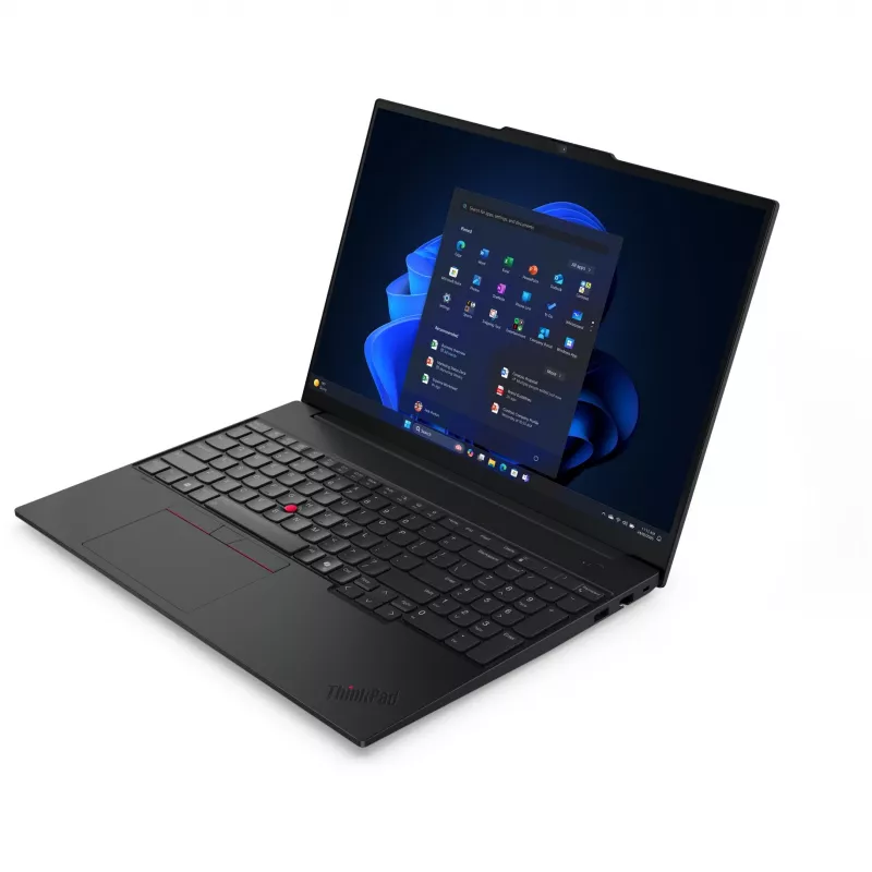 Lenovo ThinkPad E16 Gen 3 (AMD) AMD Ryzen™ 5 220 Laptop 40,6 cm (16 Zoll) WUXGA 32 GB DDR5-SDRAM 1 TB SSD Wi-Fi 6E (802.11ax) Windows 11 Pro Deutsch Schwarz
