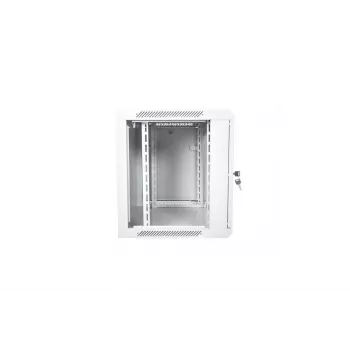 Wandmontierter Rack-Schrank Allied Telesis DN-W19 12U lichtgrau, 12U Einbauhöhe, Wandmontage-Design