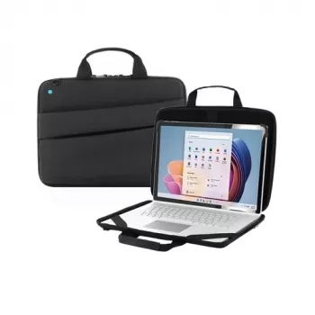 Mobilis THE ONE - Notebook-Tasche - Clamshell, 20 % recycelt - Langlebig - 12,5 - 35,60 cm (14) - Schwarz (003067)