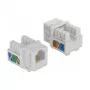 Keystone-Modul DeLOCK 86498 Flach Weiß RJ-12