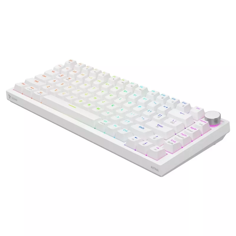 Savio ASTRAL WHITE JADE Tastatur Gaming USB QWERTY US International