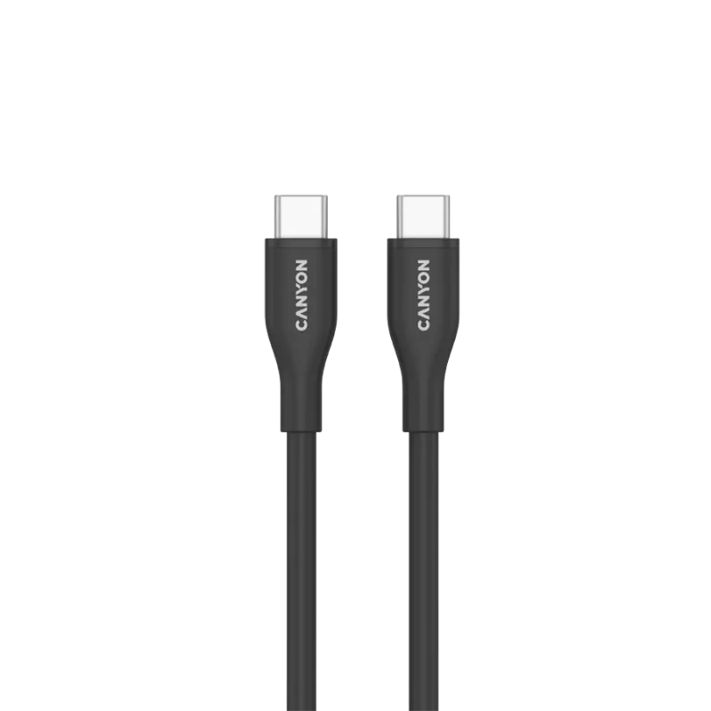 CANYON Kabel CC60SC10 C-C 60W 1m Silikon Schwarz