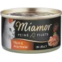 Nassfutter für Katzen Miamor Feine Filets 100 g — Wachtel & Thunfisch, ausgewachsene Katzen, leicht zu öffnende Dose